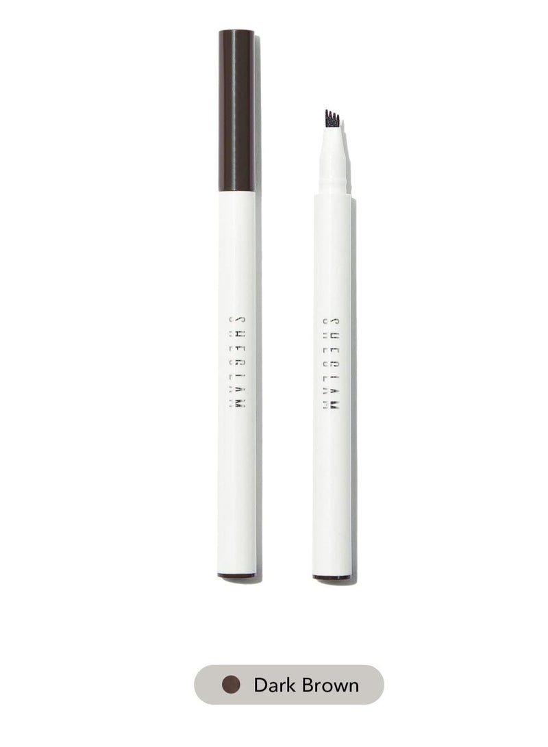 SHEGLAM Feather Better Liquid Eyebrow Pencil - Dark Brown  - Image 2