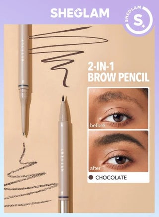 Brows On Demand 2-in-1 Brow Pencil - Chocolate - pnsku/N70040904V/45/_/1706104809/d11198f2-1f32-4be5-a014-46565f9fbf43