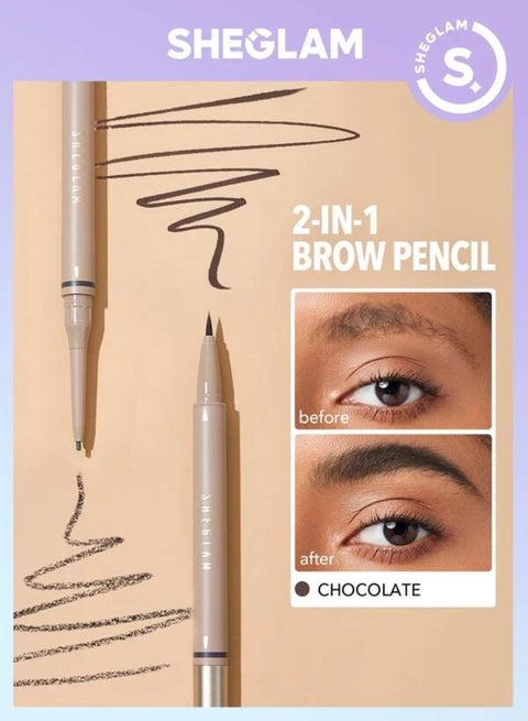 Brows On Demand 2-in-1 Brow Pencil - Chocolate