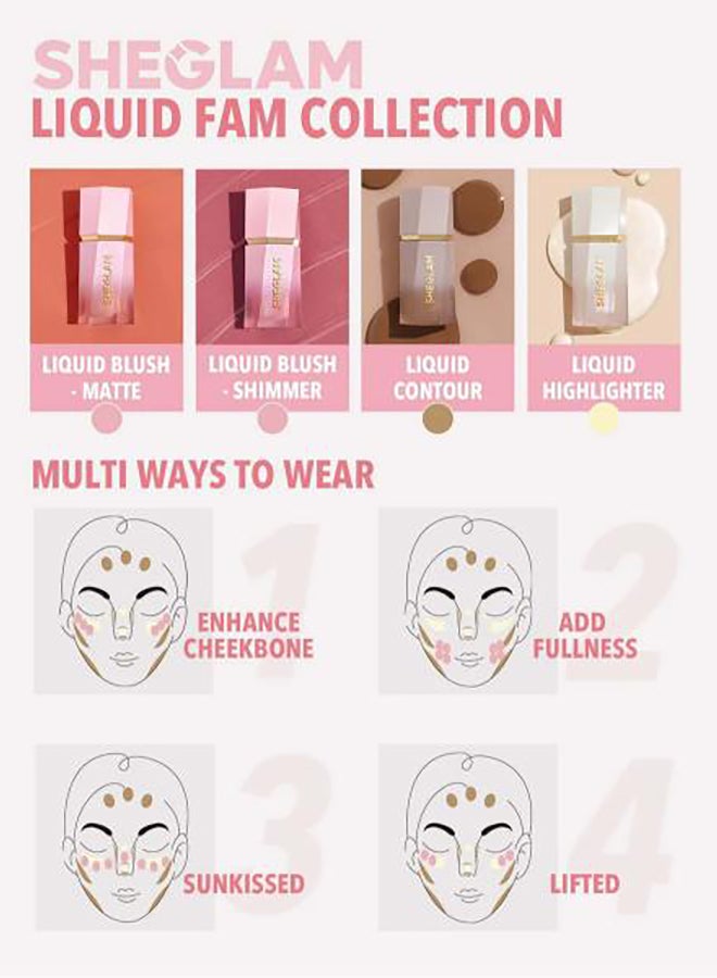 SHEGLAM - SHEGLAM Glow Bloom Liquid Highlighter-Bellini Brunch - Image 1
