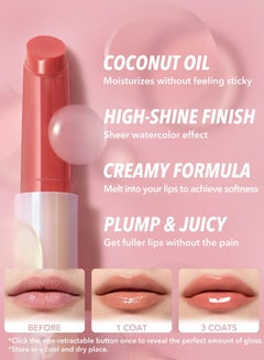 SHEGLAM Pout-Perfect Shine Lip Plumper-In Bloom In Bloom  - Image 4