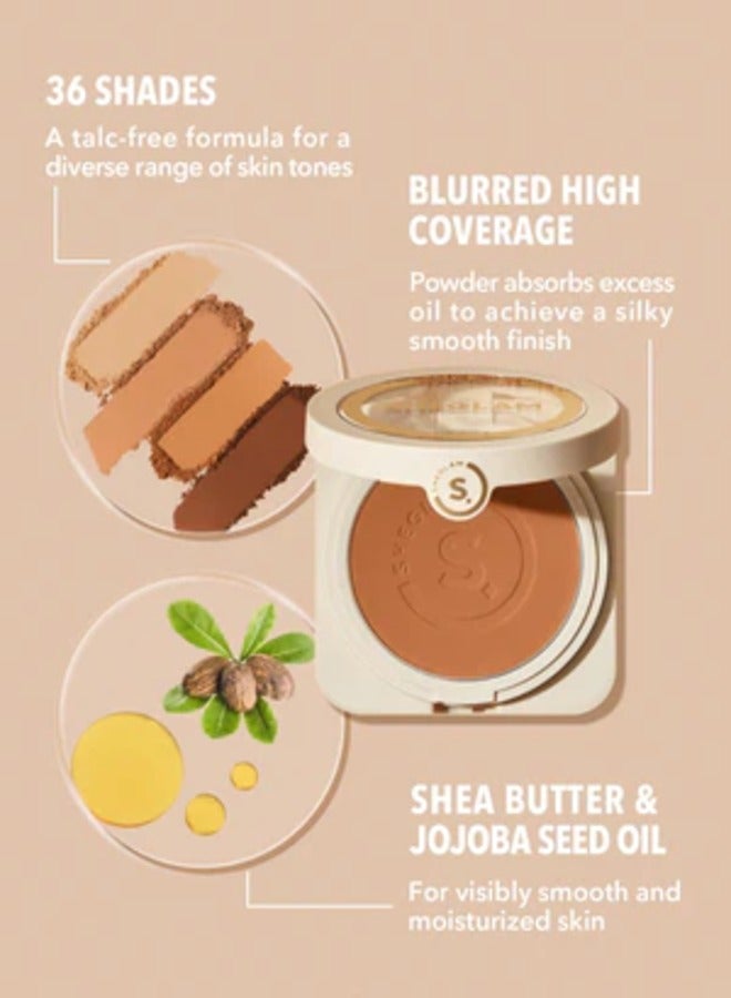 SHEGLAM SKIN-FOCUS HIGH COVERAGE POWDER FOUNDATION-BUTTERCREAM - Image 3