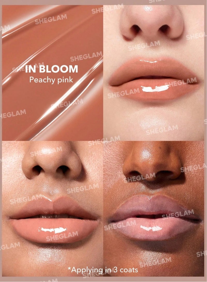Sheglam Pout Perfect Shine Lip Plumper, In Bloom