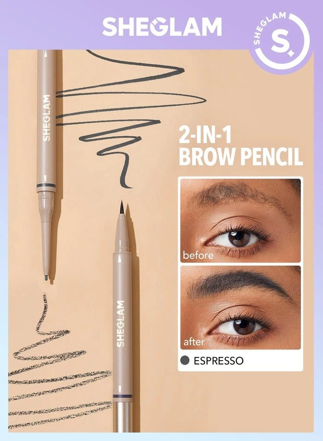 شيجلام - SHEGLAM Brows On Demand 2 في 1 اسبريسو - Image 1