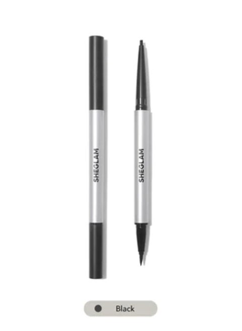 SHEGLAM ON-LINE DUAL EYELINER   BLACK BLACK