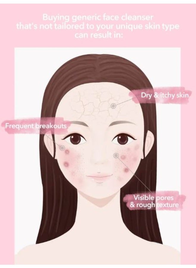 SHEGLAM RADIANT BY NATURE COMBO SKIN FACE CLEANSER Pink - Image 3