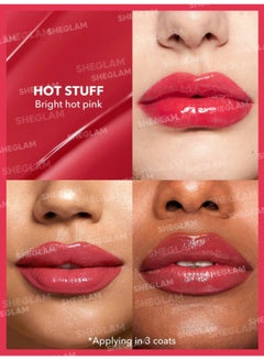 SHEGLAM Pout-Perfect Shine Lip Plumper-Hot Stuff Hot Stuff  - Image 3