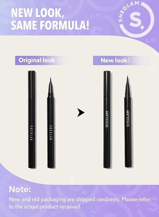 SHEGLAM SHEGLAM - Black  Pro Precision Waterproof Liquid Eyeliner  - Image 2