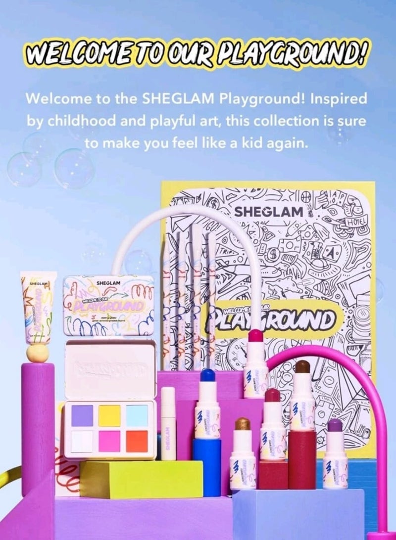 SHEGLAM Welcome To Our Playground Multifunction Color Stick-Cyber Blue