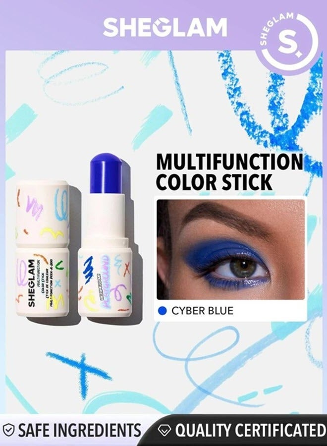 SHEGLAM Welcome To Our Playground Multifunction Color Stick-Cyber Blue