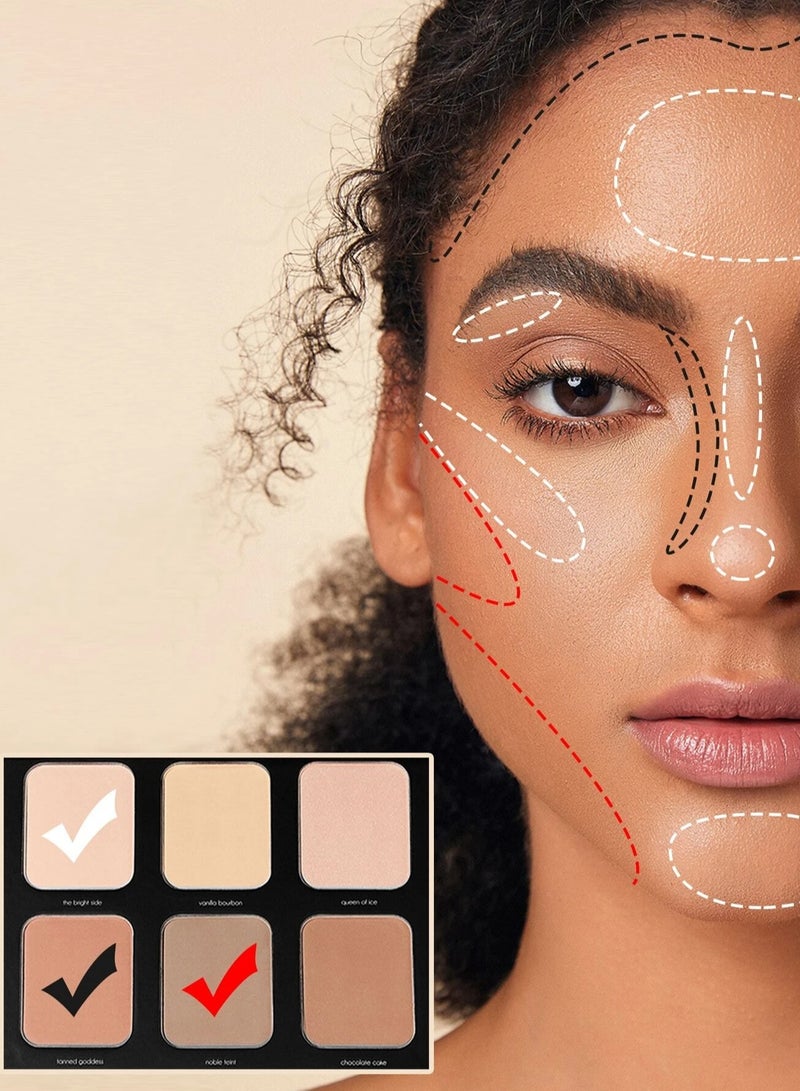 شيجلام SHEGLAM Stereo Face Six-502 Nude - Image 5