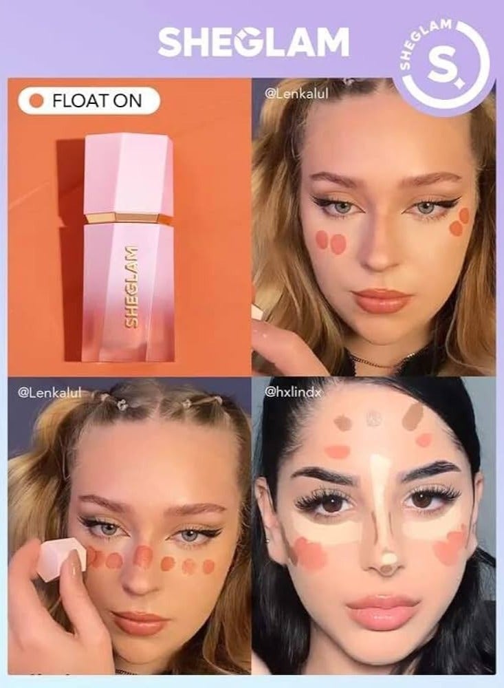 SHEGLAM Blush Shimmer Finish Float-On - Image 3