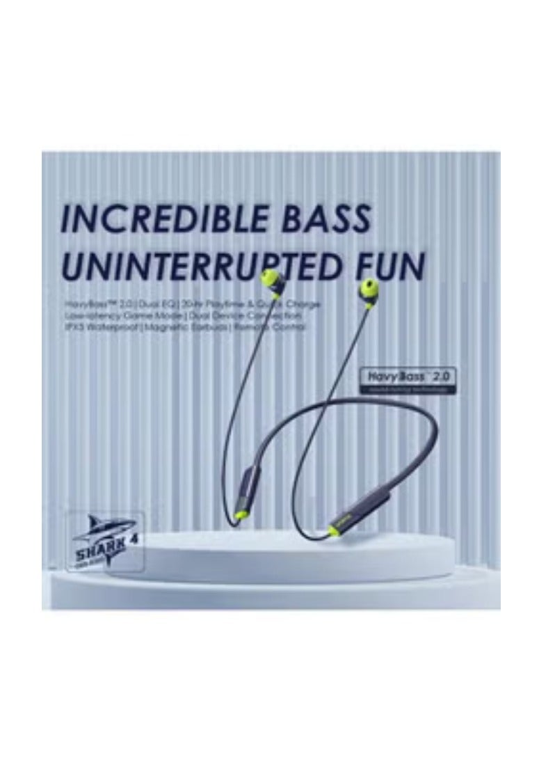 Oraimo - Neckband Wireless Earphone Shark 4, OEB-E30D Black - Image 1