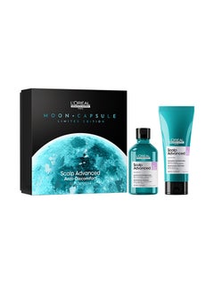 L'Oréal Professionnel Scalp Advanced Moon Capsule Duo Gift Set For Sensitive Scalp 500ml  - Image 1