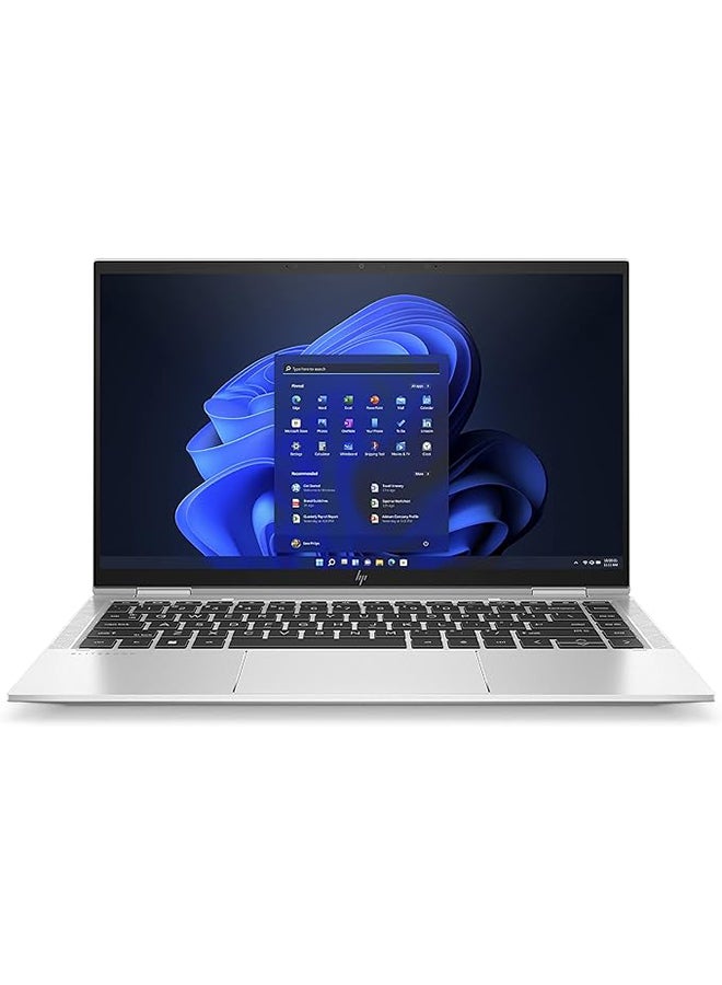 HP كمبيوتر دفتري EliteBook x360 1040 G8-2 في 1، شاشة لمس FHD مقاس 14 بوصة، معالج Intel® Core™ i5، ذاكرة الوصول العشوائي 16 جيجابايت، SSD 512 جيجابايت، رسومات Intel® Iris® X، نظام التشغيل Windows 10، لوحة مفاتيح باللغة الإنجليزية - 358T7EA - Image 2