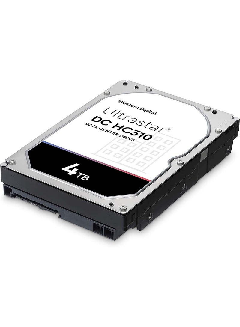 WD - Ultrastar DC HDD Server HC310 | 4TB Capacity | 6GB/s SATA | 3.5-INCH DATA CENTER HARD DRIVES | RPM 7200 | 512E SE | Transfer Rate Up to 255MB/s | Dual-stage Micro Actuator| Silver 4 TB - Image 1