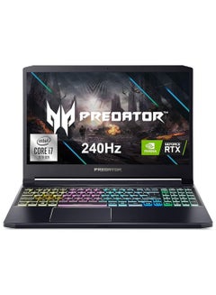 Acer Predator Triton 300 Gaming Laptop, Intel i7-10750H, NVIDIA GeForce RTX 2070 Max-Q, 15.6" FHD 240Hz 3ms IPS Display, 16GB Dual-Channel DDR4, 512GB NVMe SSD, WiFi 6, RGB Backlit KB, PT315-52-73WT English Black