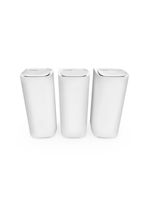 Velop Pro 7 Mesh WiFi 7 System MBE7003 - Cognitive Mesh Router with Tri-Band and over 10 Gbps Speeds - Whole Home Coverage up to 825 sqm. - Connect 600 Devices - 3 Pack White