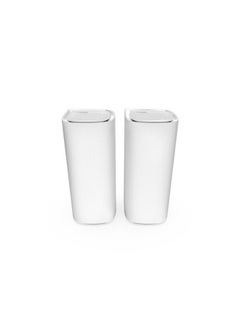 LINKSYS Velop Pro 7 Mesh WiFi 7 System MBE7002 - Cognitive Mesh Router with Tri-Band and over 10 Gbps Speeds - Whole Home Coverage up to 550 sqm. - Connect 400 Devices - 2 Pack White  - Image 1
