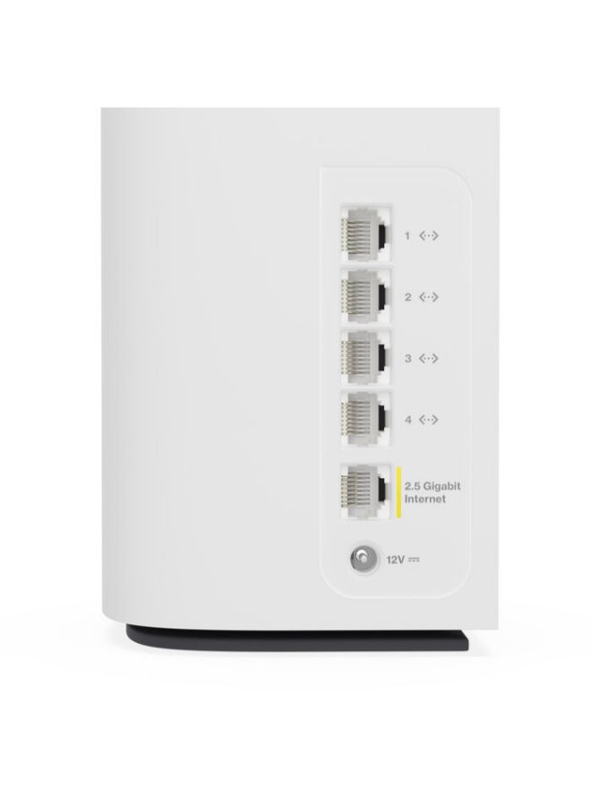 LINKSYS - Velop Pro 7 Mesh WiFi 7 System MBE7002 - Cognitive Mesh Router with Tri-Band and over 10 Gbps Speeds - Whole Home Coverage up to 550 sqm. - Connect 400 Devices - 2 Pack White - Image 1