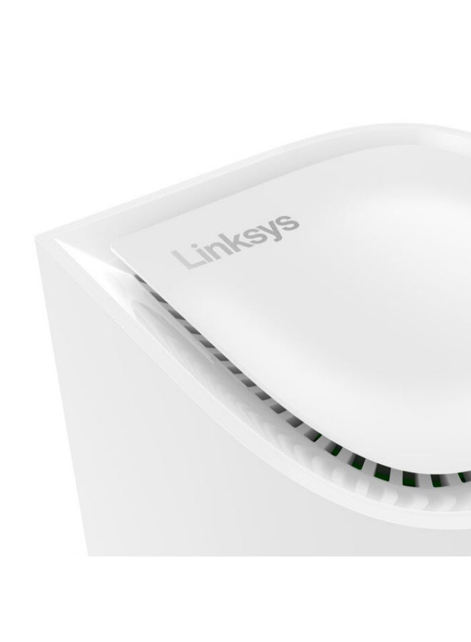 LINKSYS - Velop Pro 7 Mesh WiFi 7 System MBE7002 - Cognitive Mesh Router with Tri-Band and over 10 Gbps Speeds - Whole Home Coverage up to 550 sqm. - Connect 400 Devices - 2 Pack White - Image 1