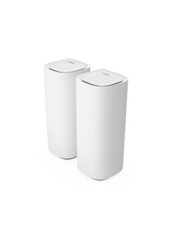 LINKSYS Velop Pro 7 Mesh WiFi 7 System MBE7002 - Cognitive Mesh Router with Tri-Band and over 10 Gbps Speeds - Whole Home Coverage up to 550 sqm. - Connect 400 Devices - 2 Pack White  - Image 2