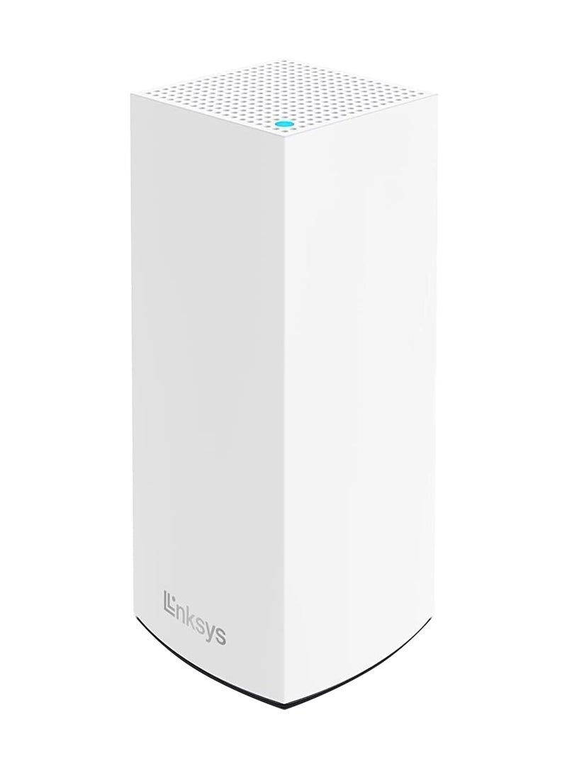 LINKSYS - Atlas Pro 6 Velop Dual Band Whole Home Mesh WiFi 6 System (AX5400) - WiFi Router, Extender, Booster with up to 2700 sq ft Coverage, 4x Faster Speed for 30+ Devices - 1 Pack, MX5501-ME White - Image 1