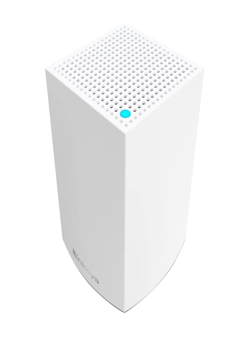 LINKSYS - Atlas Pro 6 Velop Dual Band Whole Home Mesh WiFi 6 System (AX5400) - WiFi Router, Extender, Booster with up to 2700 sq ft Coverage, 4x Faster Speed for 30+ Devices - 1 Pack, MX5501-ME White - Image 1