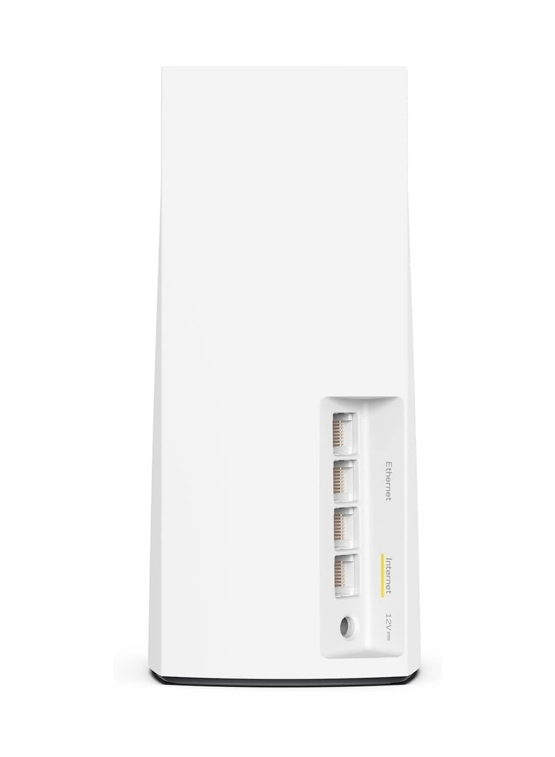 LINKSYS - Atlas Pro 6 Velop Dual Band Whole Home Mesh WiFi 6 System (AX5400) - WiFi Router, Extender, Booster with up to 2700 sq ft Coverage, 4x Faster Speed for 30+ Devices - 1 Pack, MX5501-ME White - Image 1
