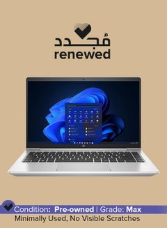 HP Renewed - ProBook 440 G9 Laptop With 14-Inch Display,Intel Core i5-1235U/16GB RAM/512GB SSD/WiFi-6/Type C/Windows 10 () English/Arabic Silver  - Image 1