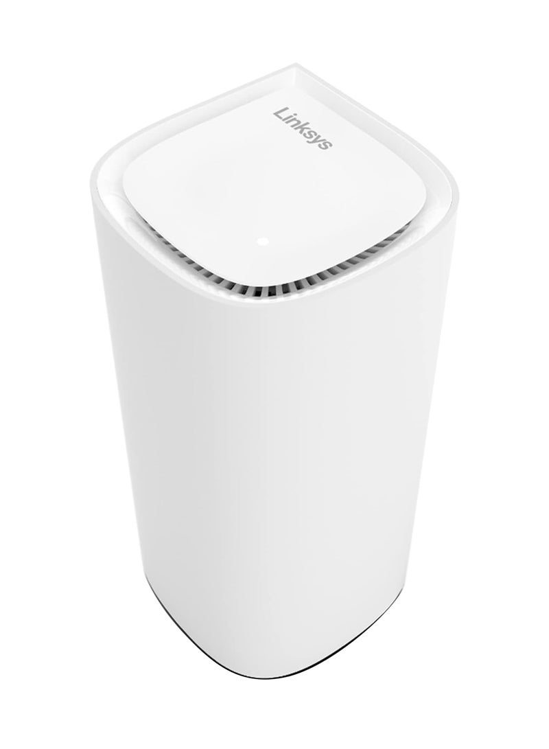 LINKSYS - Velop Pro WiFi 6E Tri-Band Mesh System MX6201-KE - Cognitive Mesh Router with 6 Ghz Band Access & 5.4 Gbps True Gigabit Speed - Whole-Home Coverage up to 3,000 sq. ft. & 200 Devices - 1 Pack White - Image 1