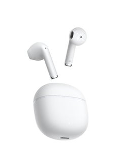 QCY T29 Ailybuds Lite Truly Wireless Earbuds With Bionic Arc Design,Strong 5.3 Bluetooth Connection, 28 Hours Battery Life & 68 ms Low Latency - White  - Image 2
