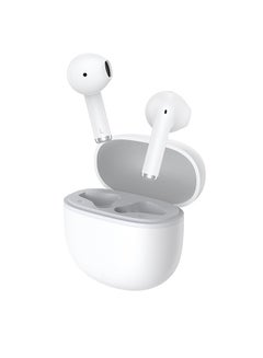 QCY T29 Ailybuds Lite Truly Wireless Earbuds With Bionic Arc Design,Strong 5.3 Bluetooth Connection, 28 Hours Battery Life & 68 ms Low Latency - White  - Image 3