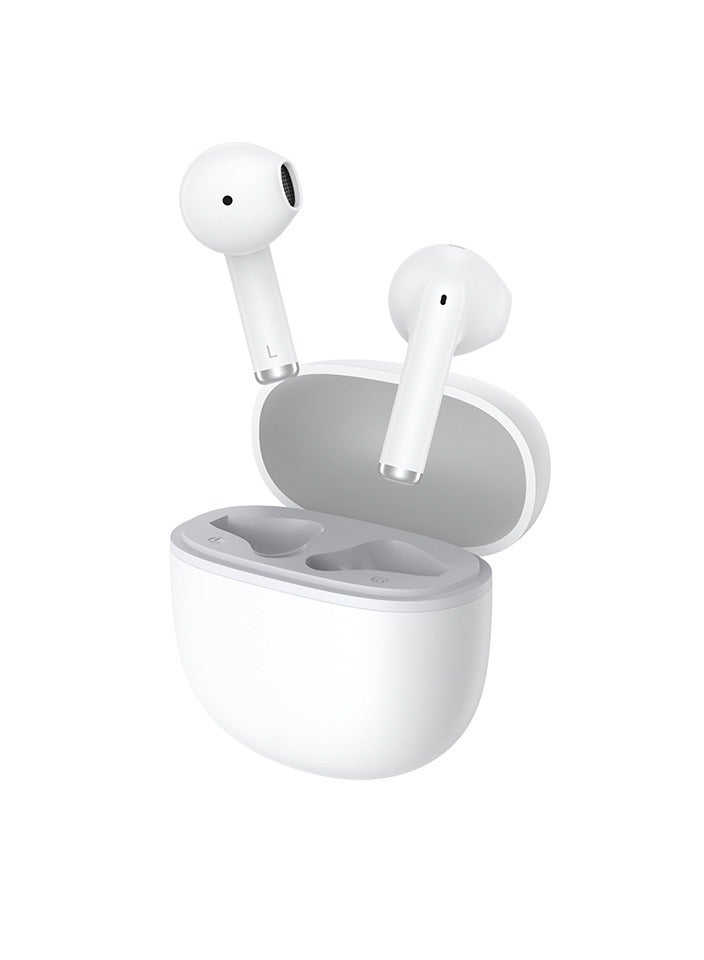 QCY - T29 Ailybuds Lite Truly Wireless Earbuds With Bionic Arc Design,Strong 5.3 Bluetooth Connection, 28 Hours Battery Life & 68 ms Low Latency - White - Image 1