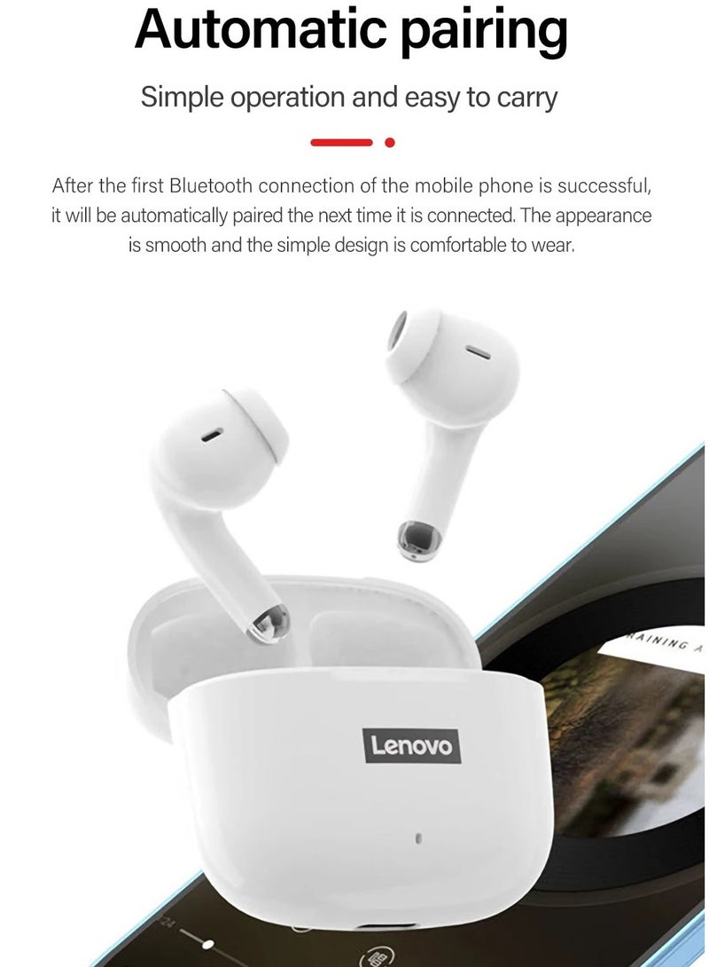 LivePods LP40PRO Semi-In-Ear Wireless Headphones White
