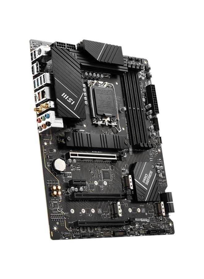 MSI PRO Z790-P WIFI DDR5 ATX Motherboard, LGA 1700 Socket, Intel Z790 Chipset, 4x DDR5 Slots (128GB Max), Wi-Fi 6E / BT 5.2, 2.5Gbps LAN, M.2 Shield Frozr, PCIe 5.0, Lightning Gen5, 14+2 Duet Rail VRM, USB 3.2 Gen 2x2, Enhanced Audio, Multi-Layer PCB, Dual PCIe M.2 Slots, Enhanced Thermal Design | 911-7E06-010 Black  - Image 4