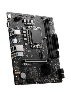 إم اس أي اللوحة الأم PRO B760M-E، Micro-ATX - تدعم معالجات Intel Core من الجيل الثاني عشر والثالث عشر، LGA 1700 - تعزيز ذاكرة DDR5 بسرعة 5600 ميجاهرتز، فتحة PCIe 4.0 x16، وفتحة M.2 Gen4  - Image 4