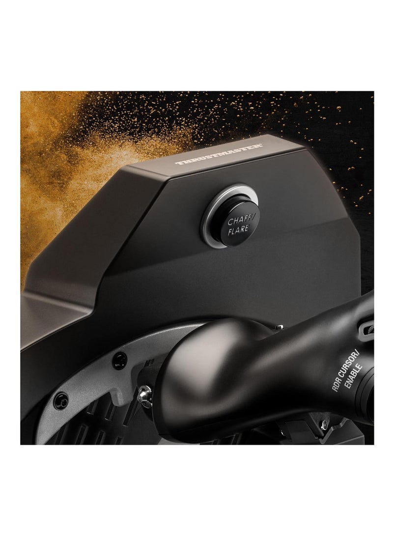THRUSTMASTER - Thrustmaster Viper TQS: Metal Throttle Quadrant System, 21 Action Buttons, 5 Axes, Iconic Chaff/Flare Functions - Image 1