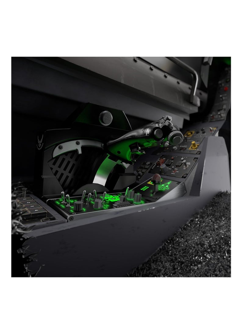 ثروستماستر - Thrustmaster Viper TQS Mission Pack for PC, Metal Throttle Quadrant System, Throttle and Control Panel Included, Hall Effect Precision, 64 Action Buttons, 6 Axes - Image 1