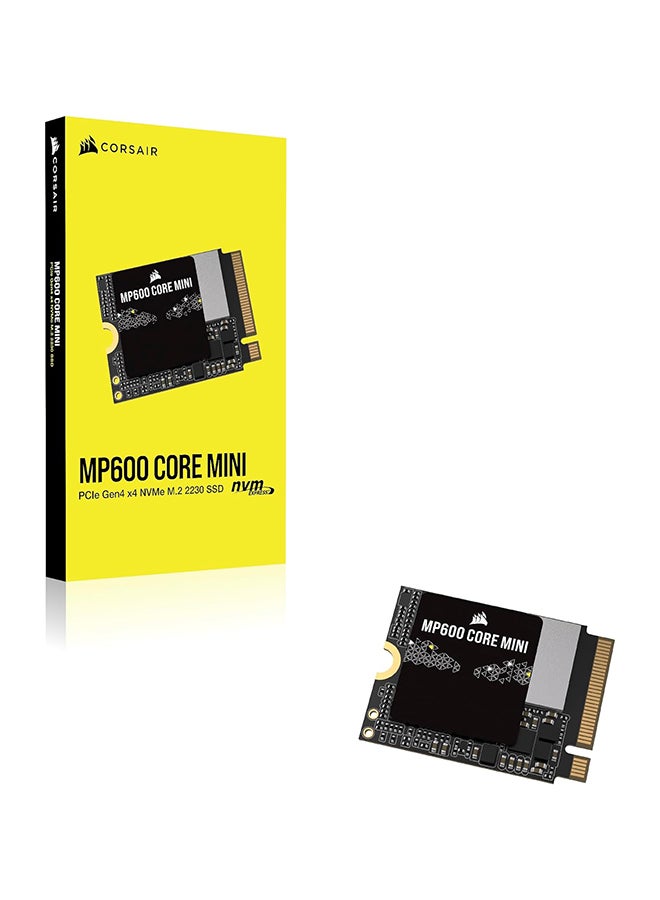 CORSAIR - MP600 Mini 1TB M.2 NVMe PCIe x4 Gen4 2 SSD, Up to 4,800MB/sec Sequential Read & 4800MB/s Write Speeds, High-Density 3D TLC NAND, for Steam Deck & Microsoft Surface, Black 1 TB - Image 1