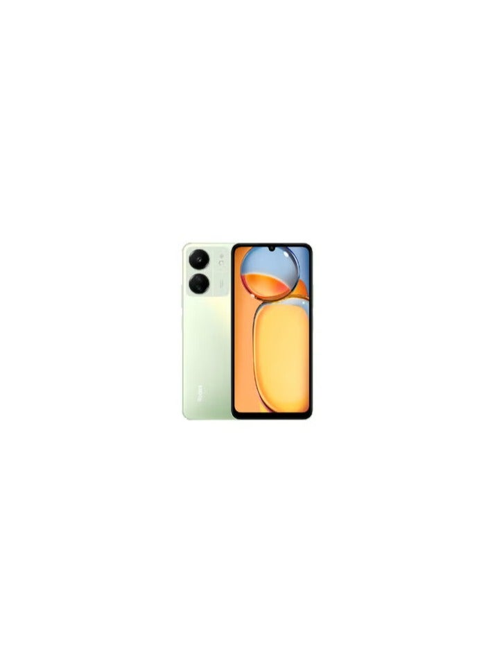 شاومي هاتف Redmi 13C ثنائي الشريحة بلون أخضر كلوفر وذاكرة وصول عشوائي 4 جيجا بايت وذاكرة وصول عشوائي 128 جيجا بايت 4G - النسخة الهندية  - Image 1