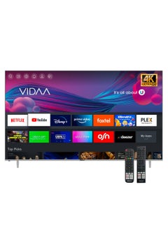 Nobel 100 Inch Diamond 4K UHD VIDAA Smart TV iOS and Android Devices with VIDAA Voice & DTS TruBass™ Surround Sound Youtube Netflix Prime Video Bluetooth WiFi And Screen Sharing 2024 Model One Year Warranty UHD100VID Silver  - Image 1