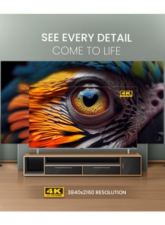 Nobel 100 Inch Diamond 4K UHD VIDAA Smart TV iOS and Android Devices with VIDAA Voice & DTS TruBass™ Surround Sound Youtube Netflix Prime Video Bluetooth WiFi And Screen Sharing 2024 Model One Year Warranty UHD100VID Silver  - Image 4