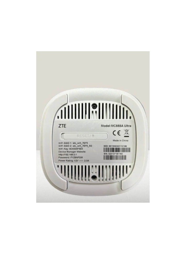 STC - Router ZTE MC888A Ultra 5G All Networks white - Image 1