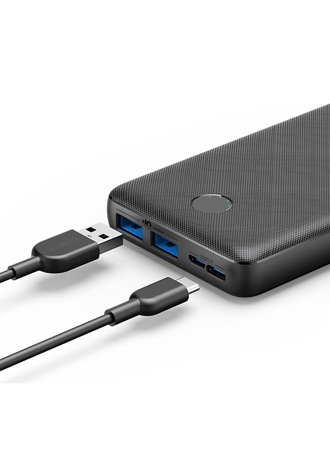 Anker 20000 mAh Portable Charger, 325 Power Bank (PowerCore Essential 20K), 20K Battery Pack with 15W Charging, PowerIQ, 2 USB-A, 1 Micro USB, 1 Input and Output USB-C Ports for iPhone Series, AirPods, and More Black  - Image 5