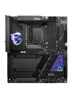 MSI MEG Z790 Ace Max WIFI 7 LGA 1700 E-ATX Intel Motherboard, Intel Z790 Chipset, 4x DDR5 UDIMM Slots, 192GB Max Memory, 5x M.2 Storage Slot, Dual 2.5G Lan, Multi-GPU Support Black  - Image 2