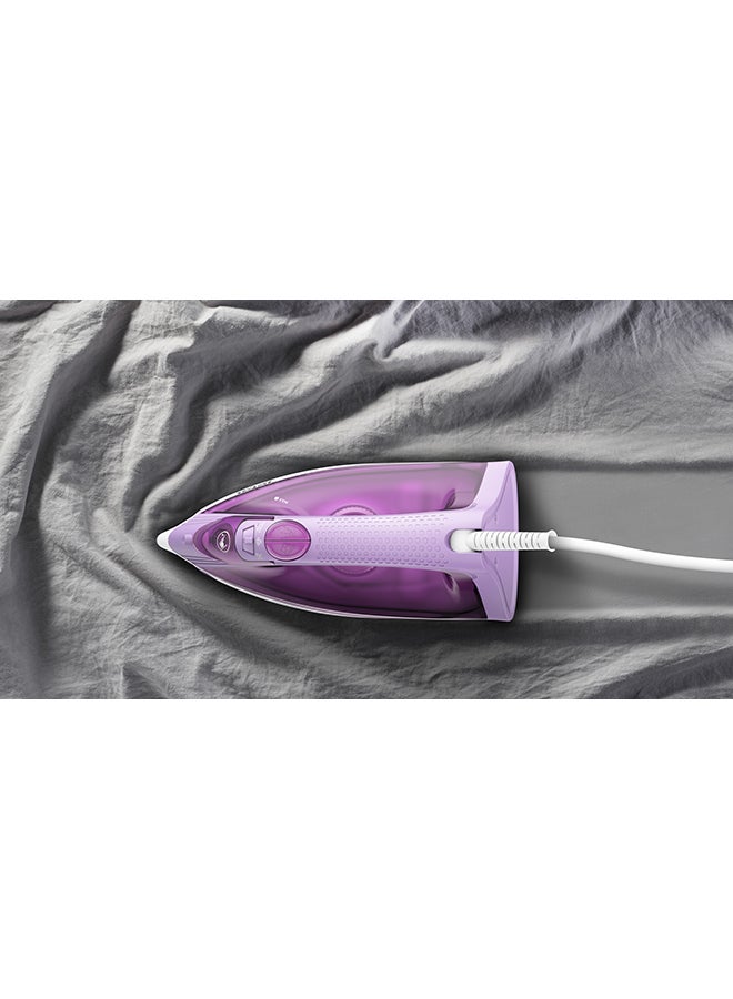 Tefal Easy Steam Iron XL True Ceramic Glide Soleplate 220 ml 1200 W FV1953M0 Lilac  - Image 3