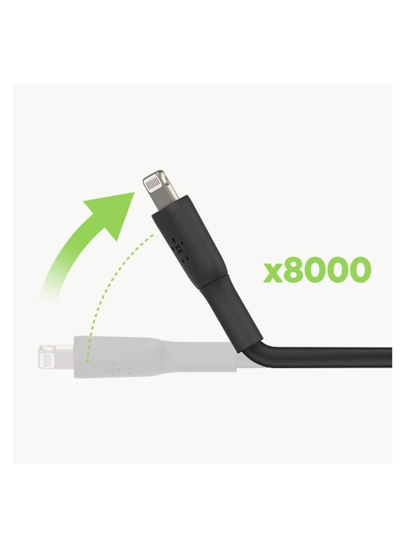 belkin Boost Charger Lightning to USB-A Cable 1M Black Black - Image 2