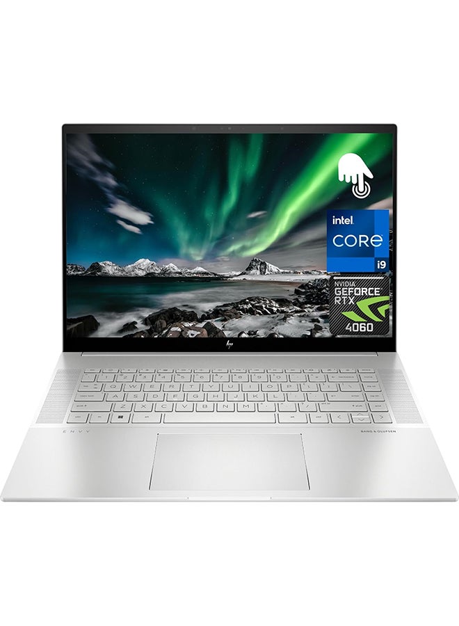 HP - Envy 16 Laptop With 16-Inch Display, Core i9 13900H Processor/16GB RAM/2TB SSD/4GB NVIDIA GeForce RTX 4060 Graphics Card/Windows 11 Home English Silver - Image 1