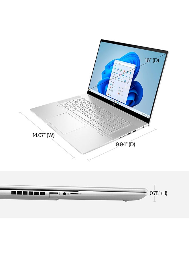 HP - Envy 16 Laptop With 16-Inch Display, Core i9 13900H Processor/16GB RAM/2TB SSD/4GB NVIDIA GeForce RTX 4060 Graphics Card/Windows 11 Home English Silver - Image 1